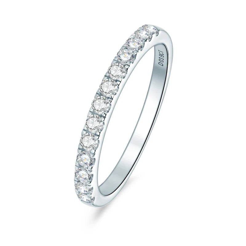 Moissanite Bridal Set Ring – Timeless Commitment