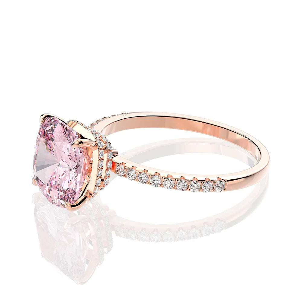 Pink Sapphire Wedding Ring – Timeless Romance