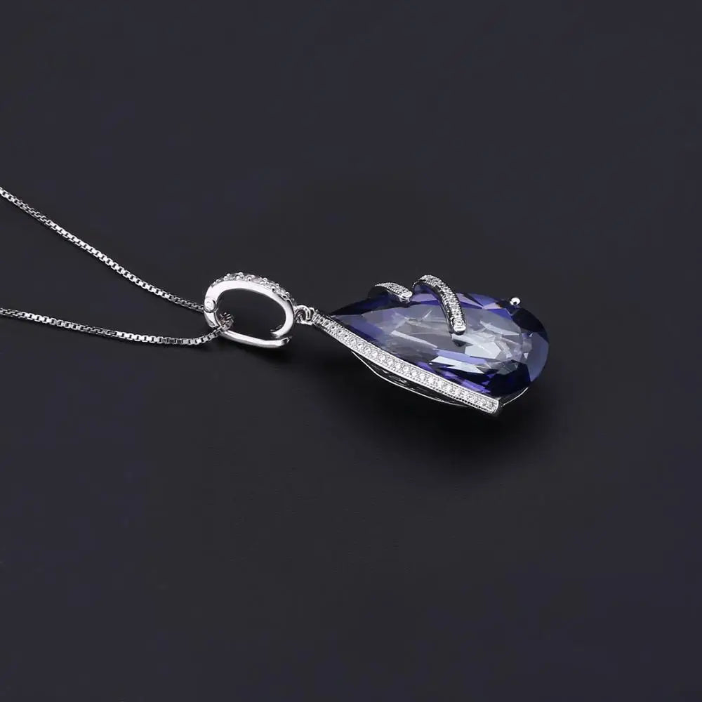 Enchanting Iolite Blue Mystic Quartz Jewelry Set