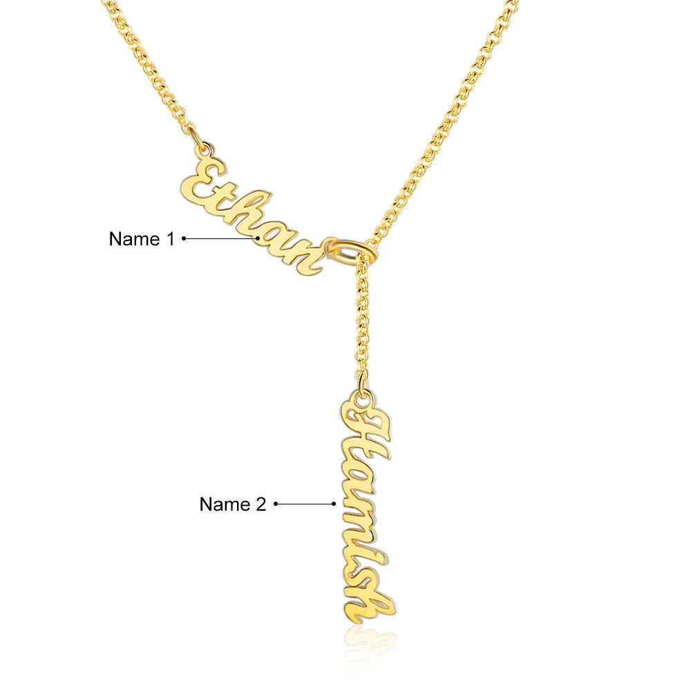 Inseparable Personalized Nameplate Necklace