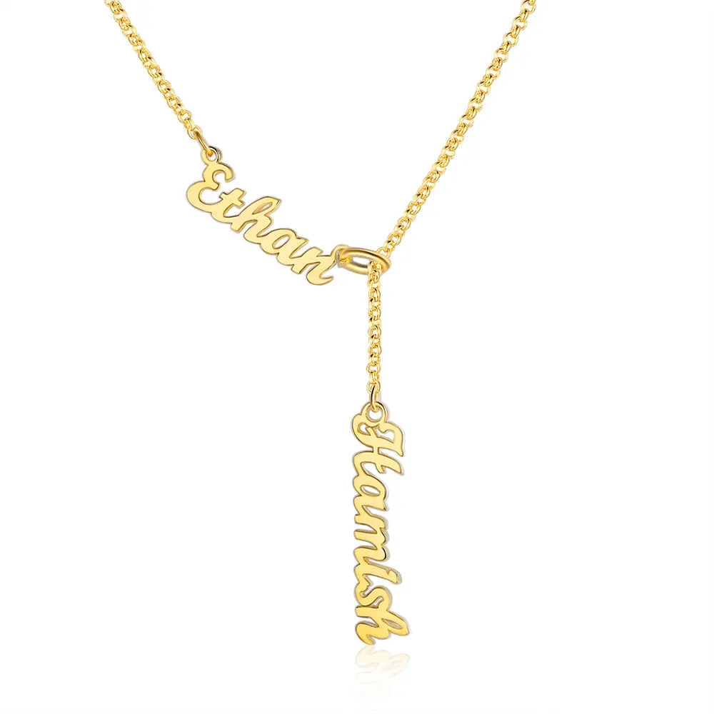 Inseparable Personalized Nameplate Necklace