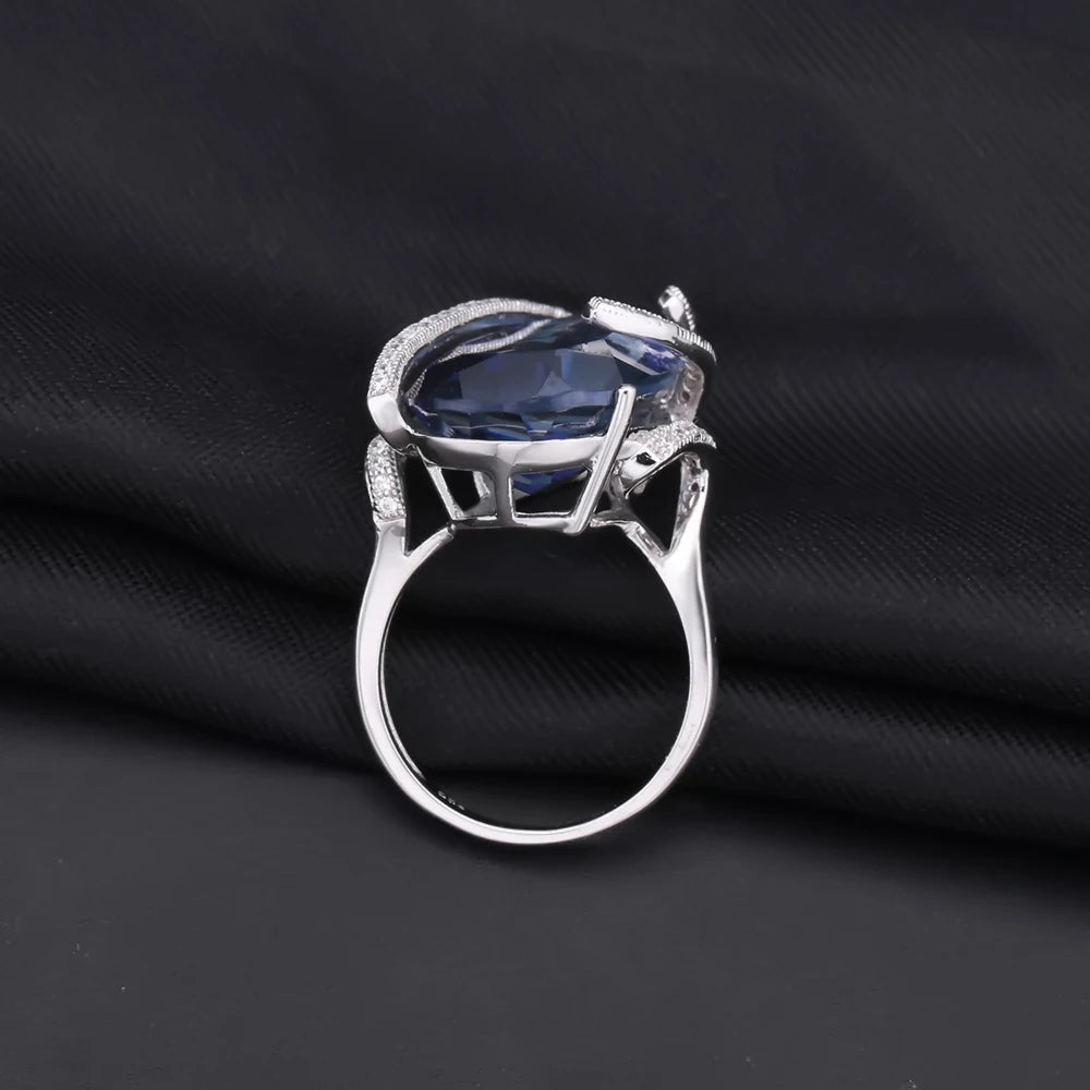 Enchanting Iolite Blue Mystic Quartz Jewelry Set