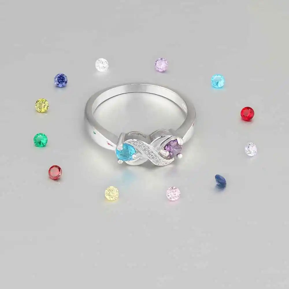 Infinite Bond Personalized Birthstone Ring