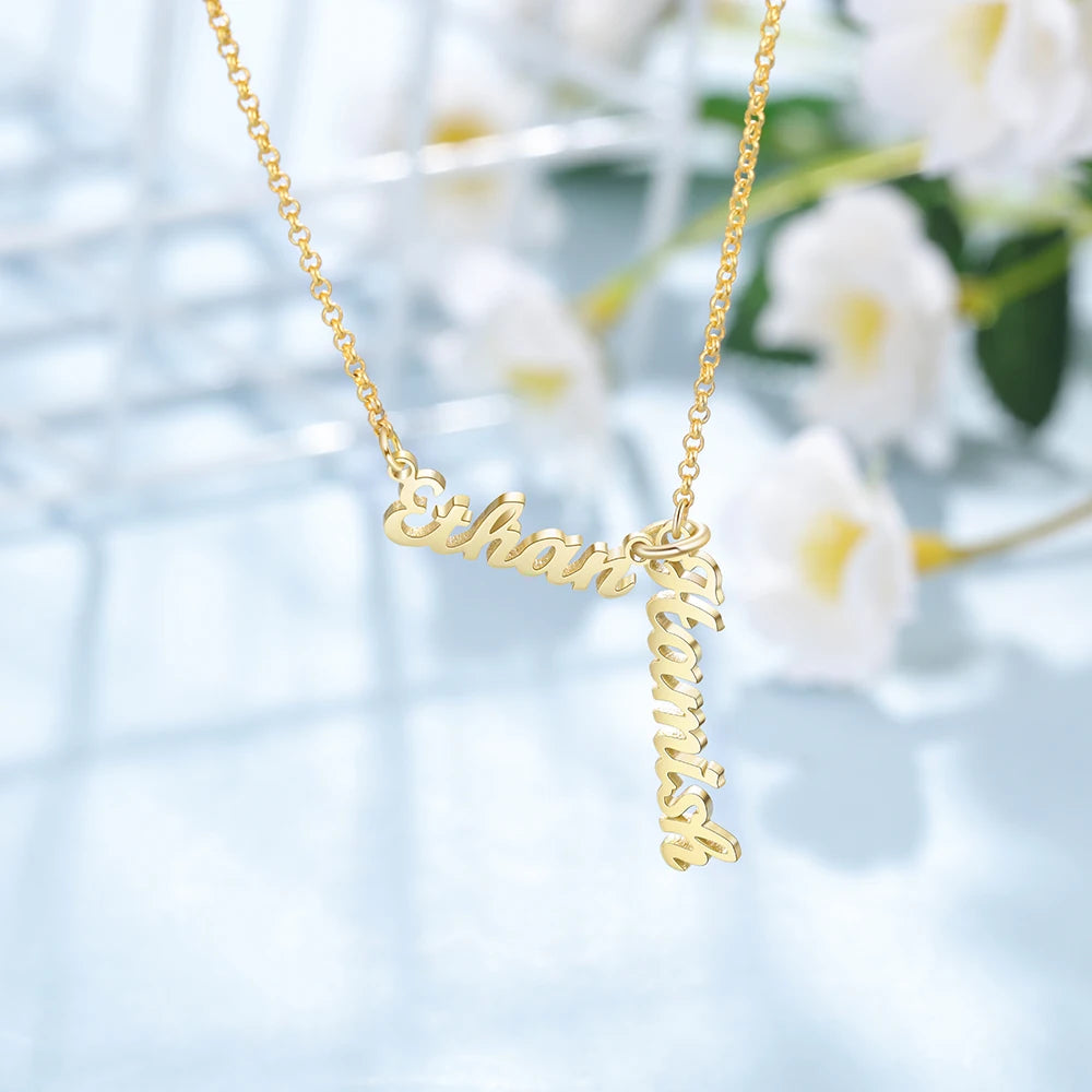 Inseparable Personalized Nameplate Necklace