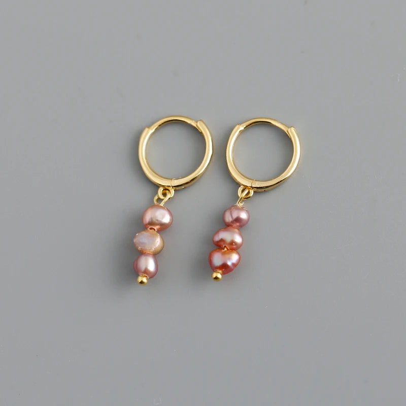 Exquisite Baroque Pearl Dangle Earrings
