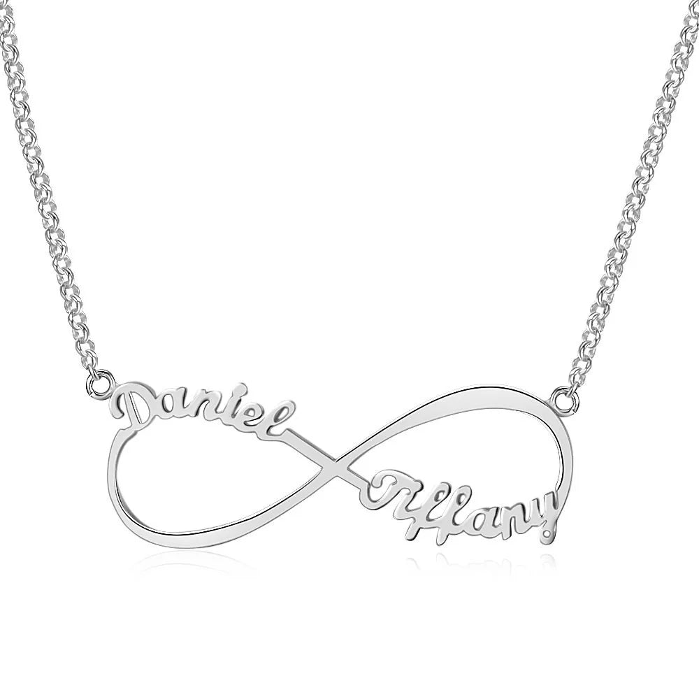 Infinite Connection 2-4 Names Necklace