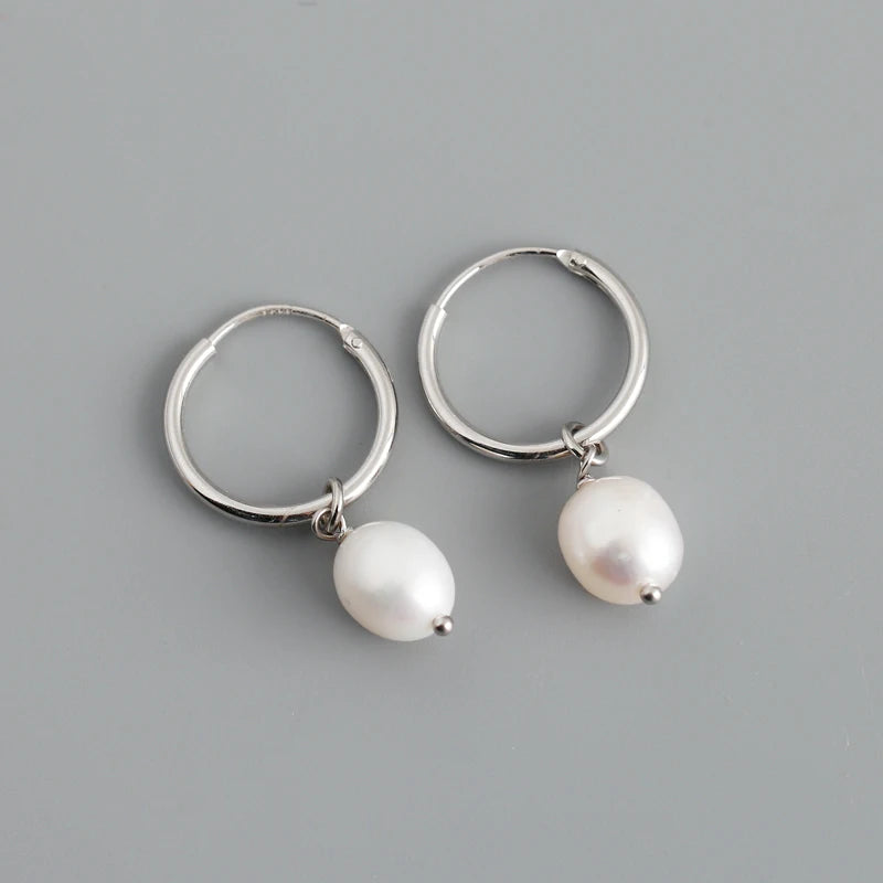 Exquisite Baroque Pearl Dangle Earrings