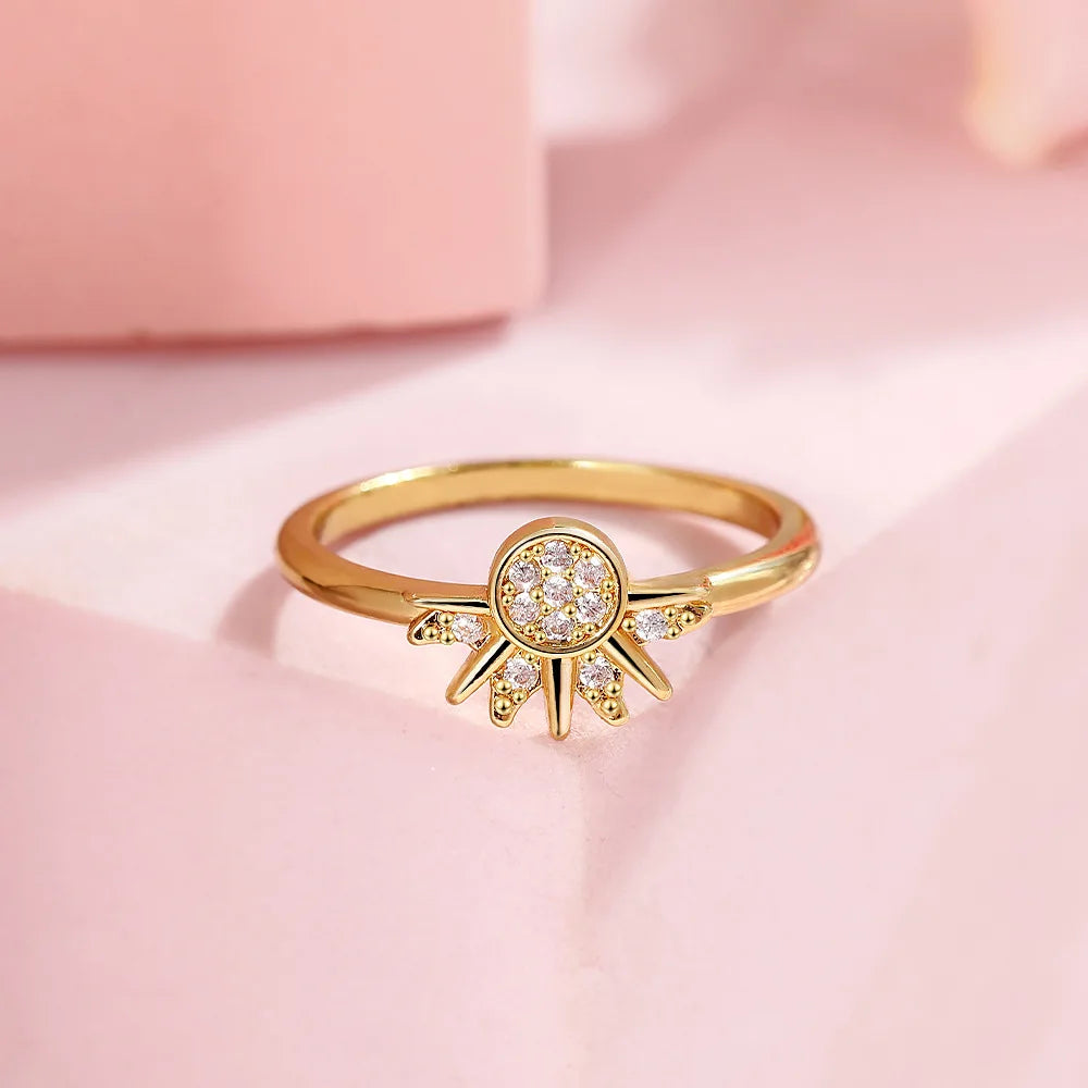 Sun and Moon Couple Ring Set – Celestial Romance