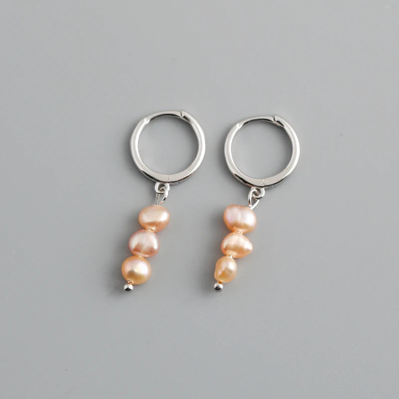 Exquisite Baroque Pearl Dangle Earrings