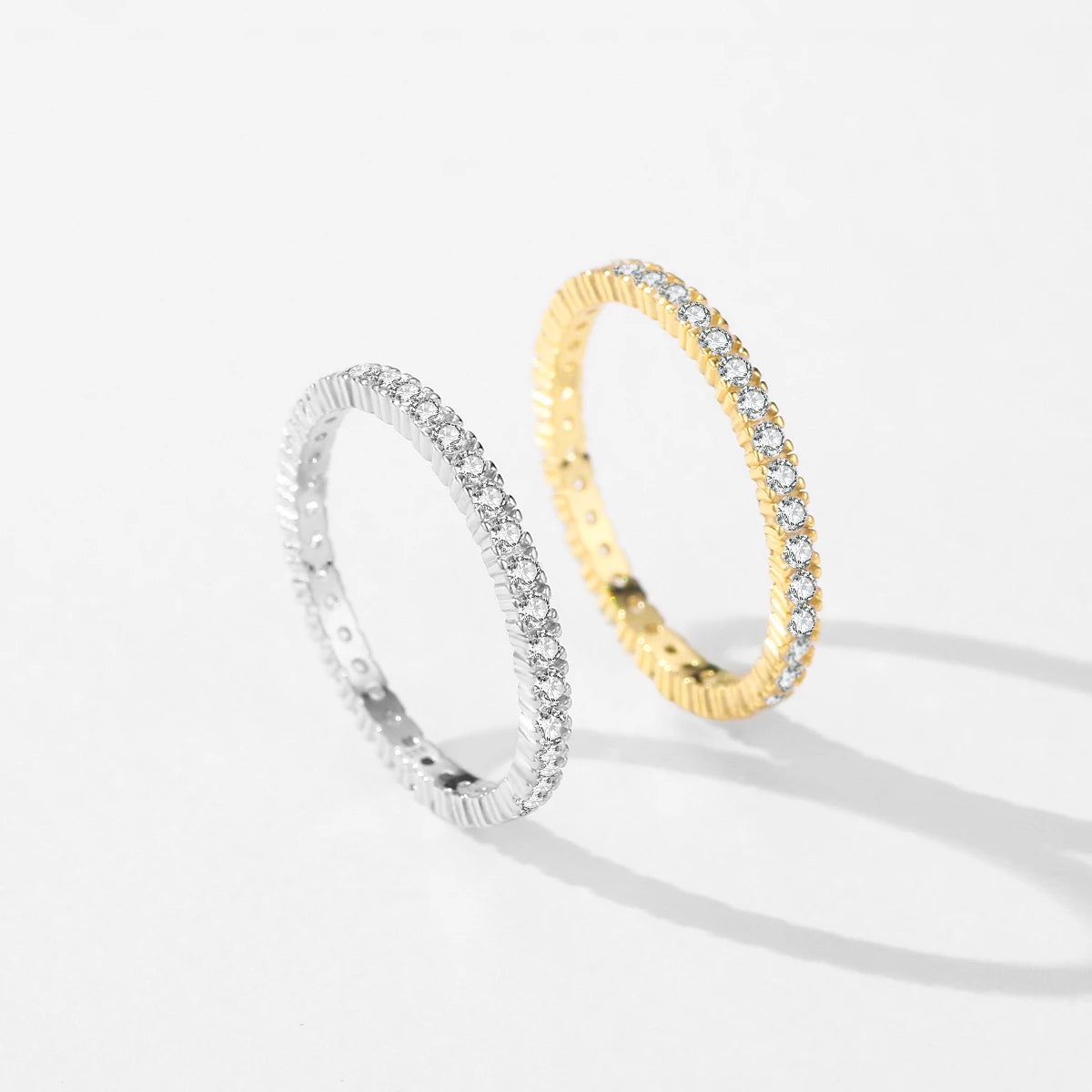 Sparkling Zircon Bridal Ring – Timeless Commitment
