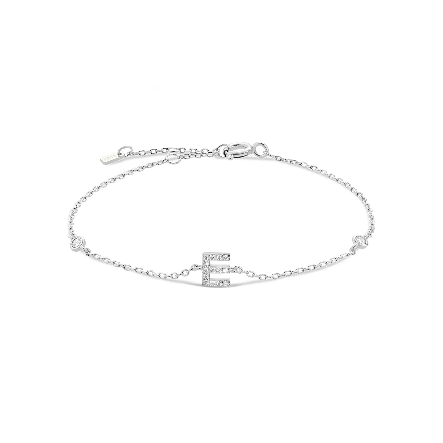 Initial Alphabet Monogram Bracelet – Personalized Elegance