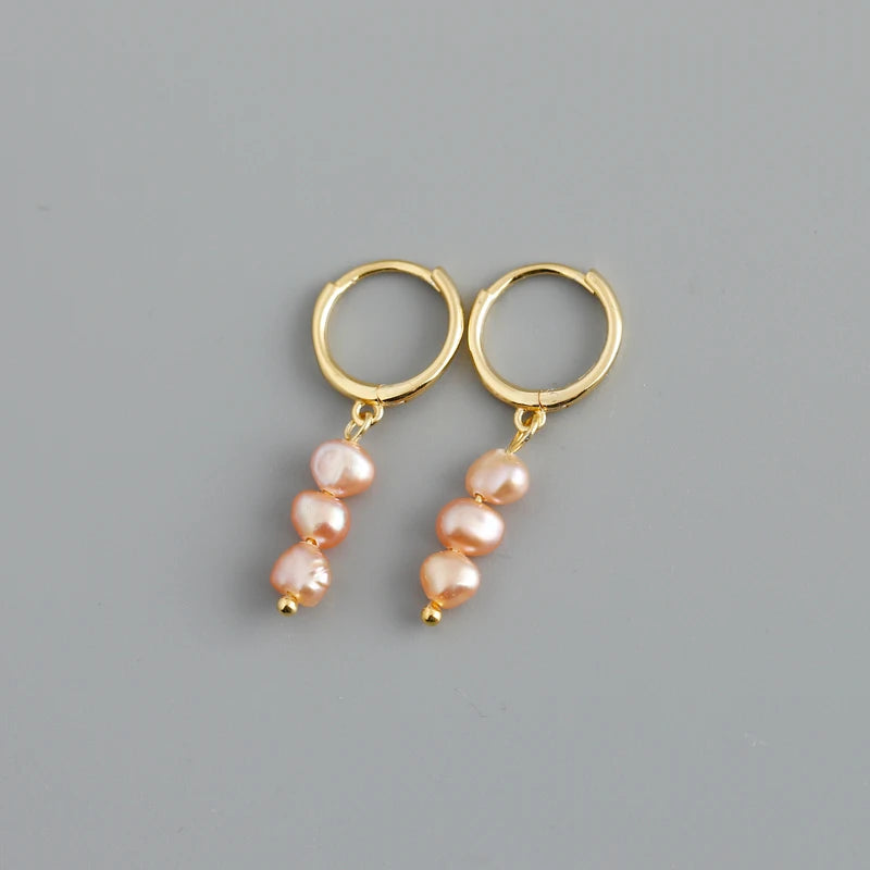 Exquisite Baroque Pearl Dangle Earrings