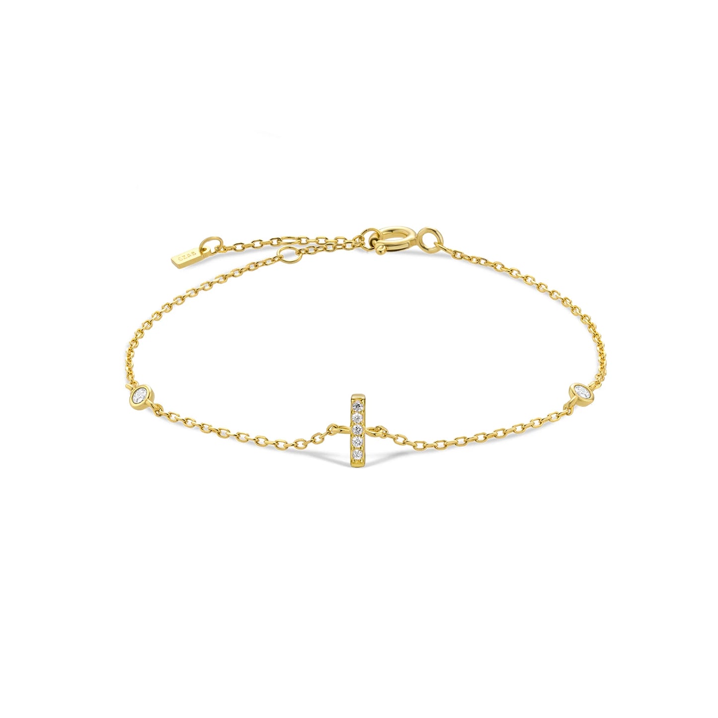 Initial Alphabet Monogram Bracelet – Personalized Elegance