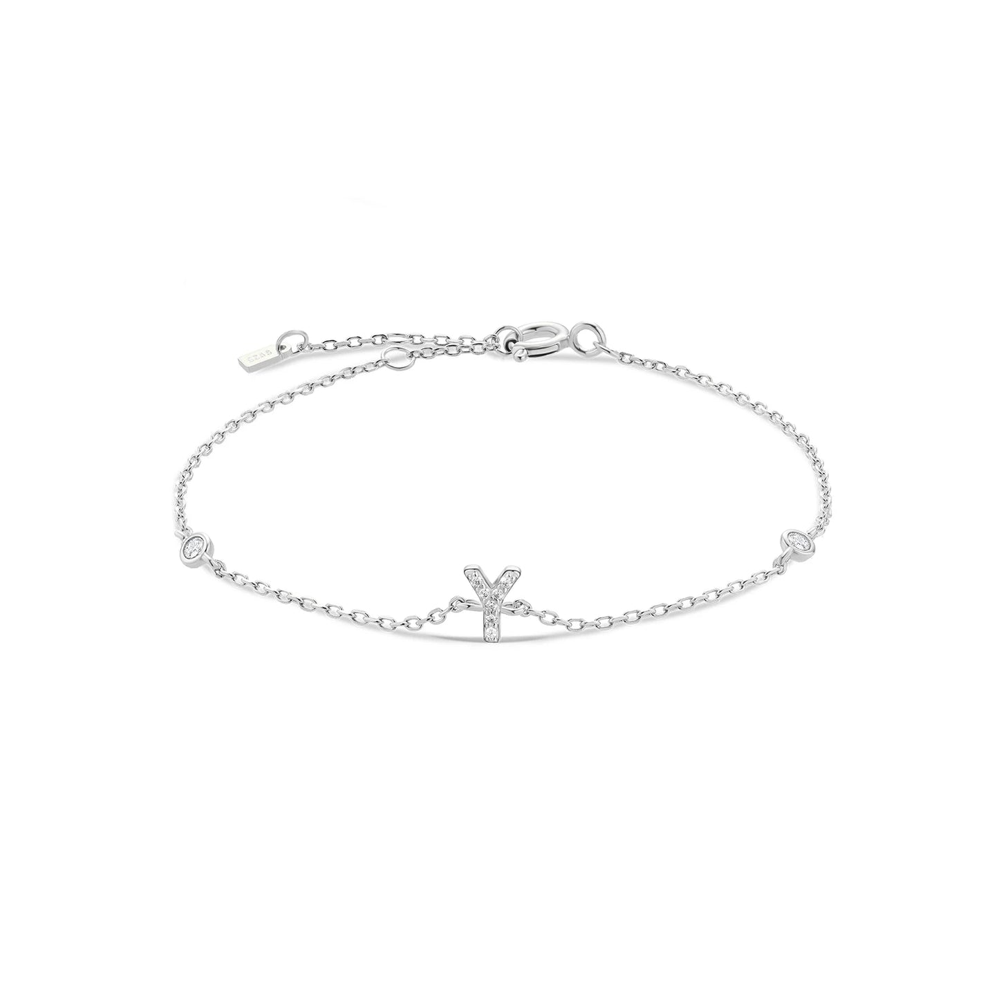 Initial Alphabet Monogram Bracelet – Personalized Elegance