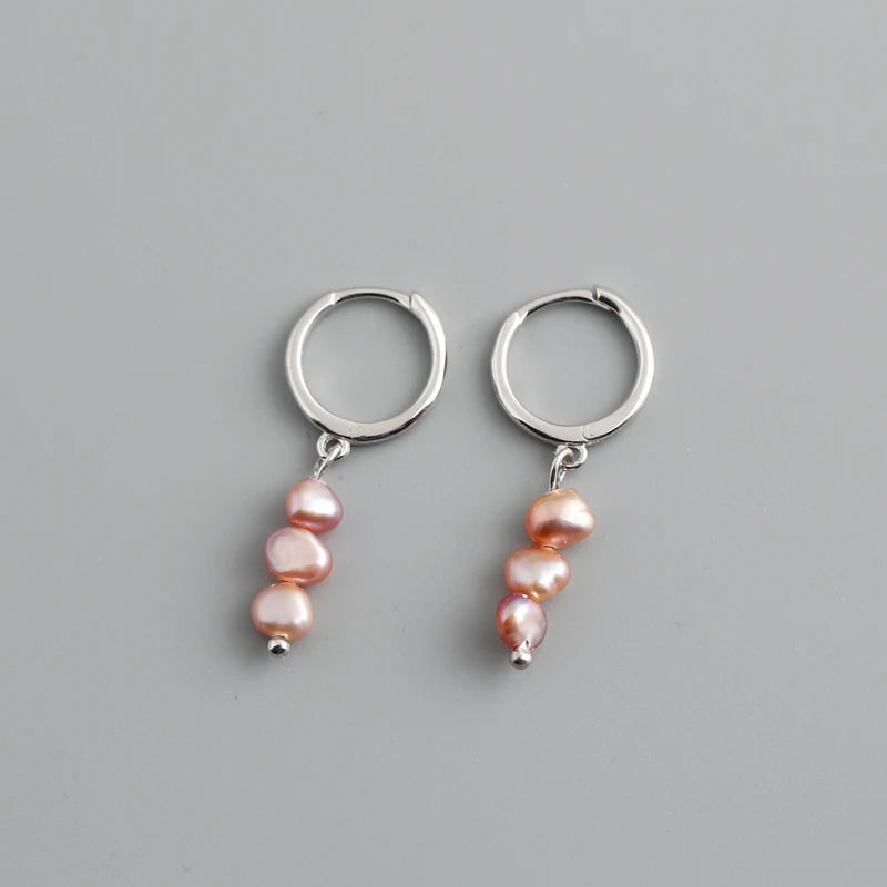Exquisite Baroque Pearl Dangle Earrings