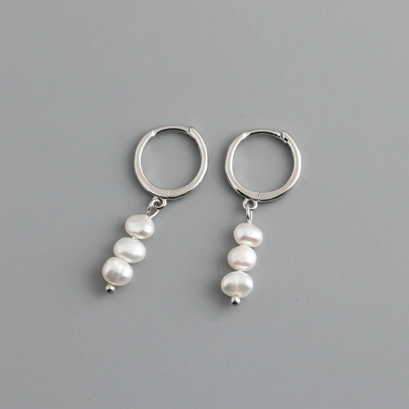 Exquisite Baroque Pearl Dangle Earrings
