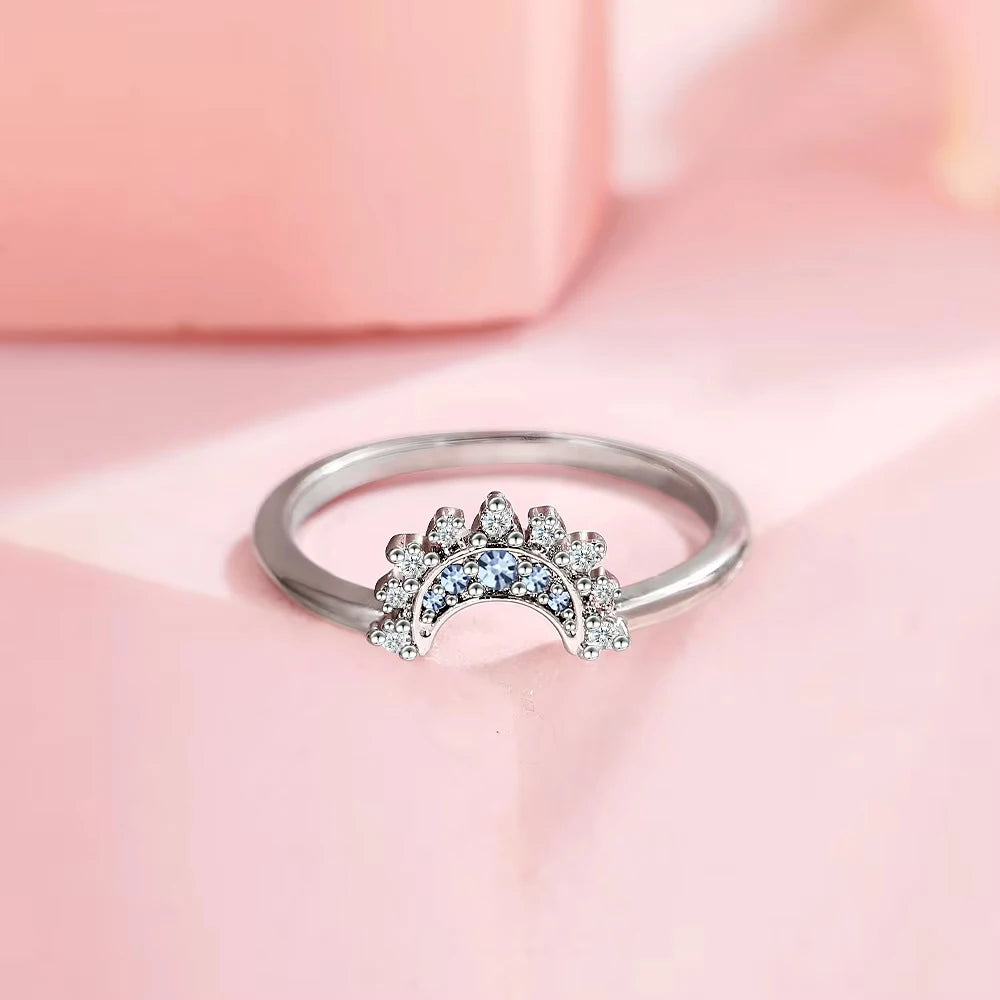 Sun and Moon Couple Ring Set – Celestial Romance