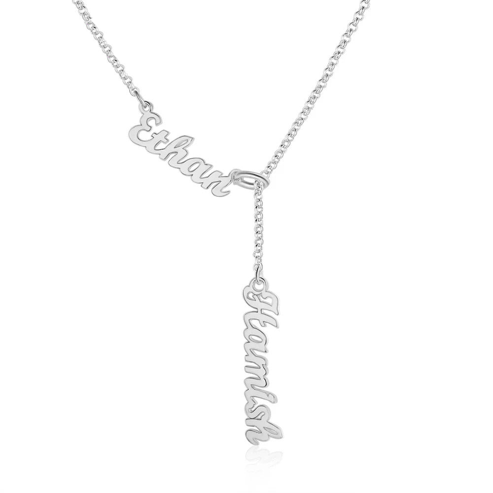Inseparable Personalized Nameplate Necklace