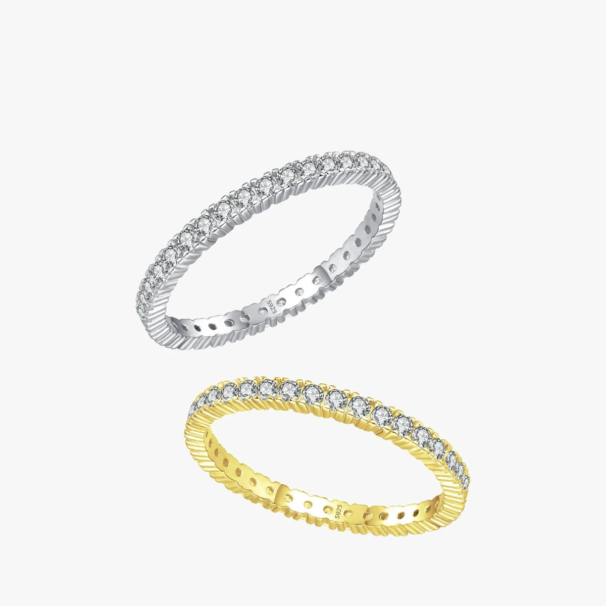 Sparkling Zircon Bridal Ring – Timeless Commitment