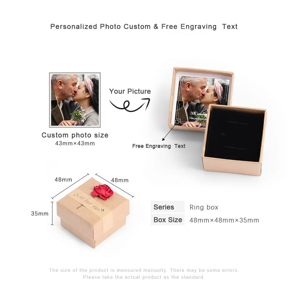 Gift Box + Custom Photo and Engraving