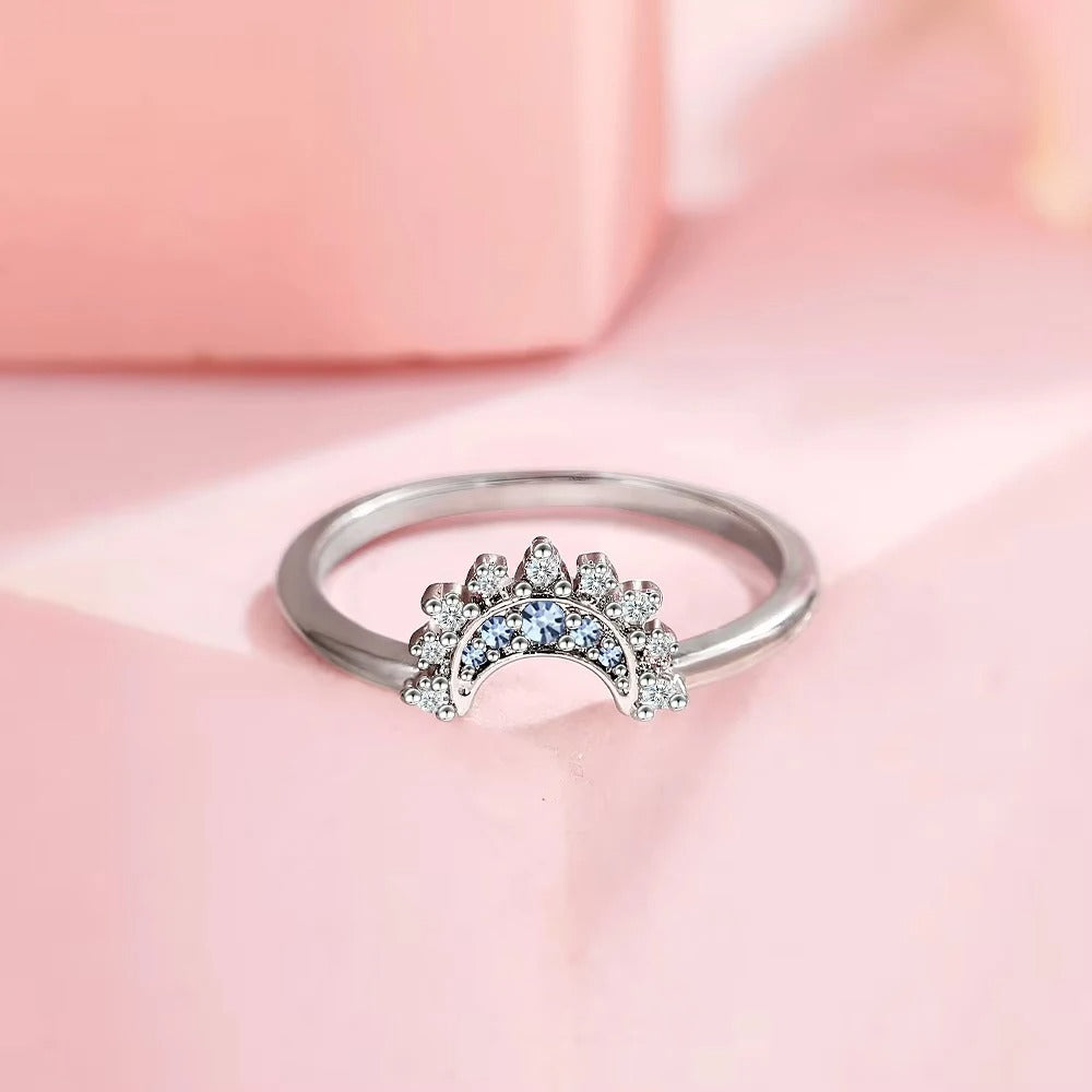 Sun and Moon Couple Ring Set – Celestial Romance