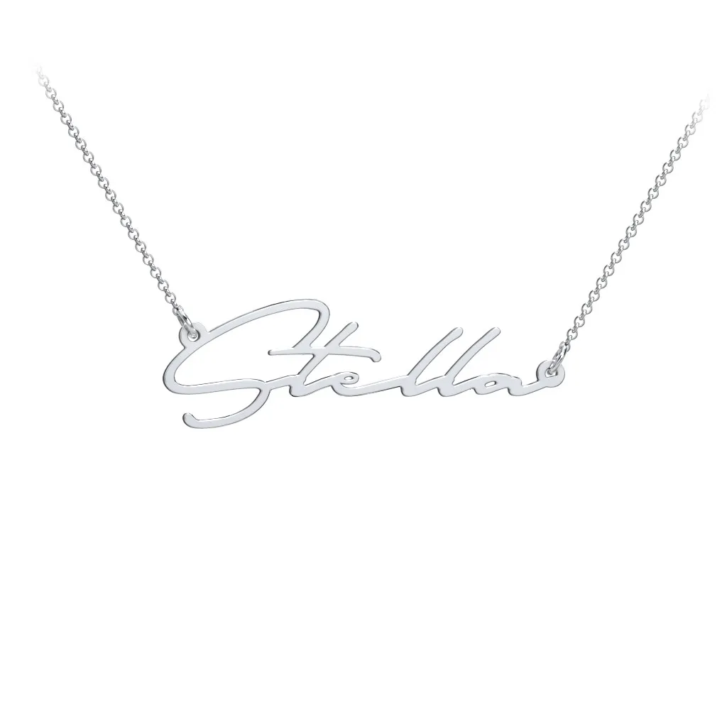 Stylish Custom Nameplate Necklace