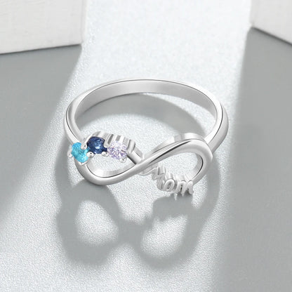 Infinite Love Personalized Birthstone Ring
